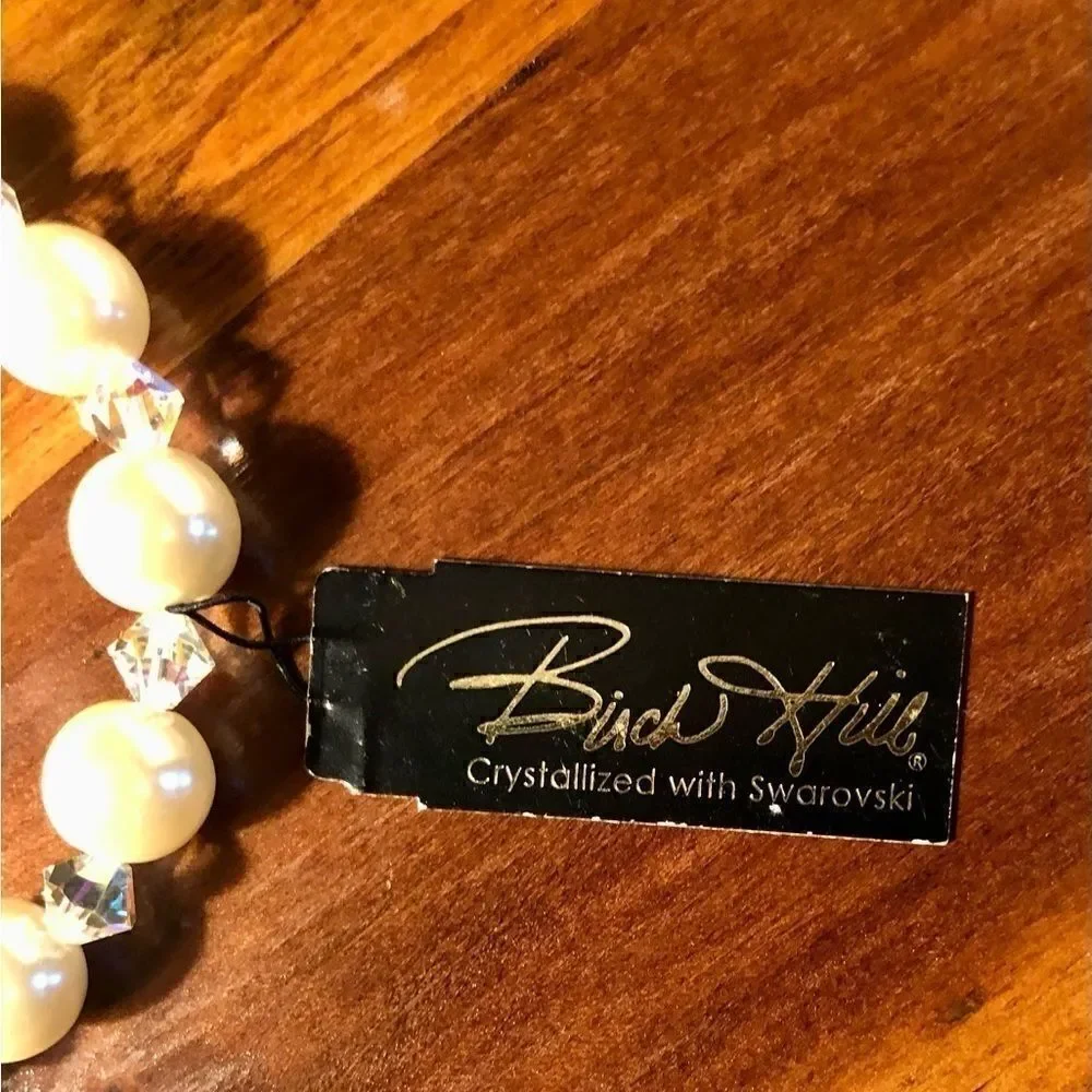 Birch Hills Bracelet with Swarovski Crystals/Pearl NWT